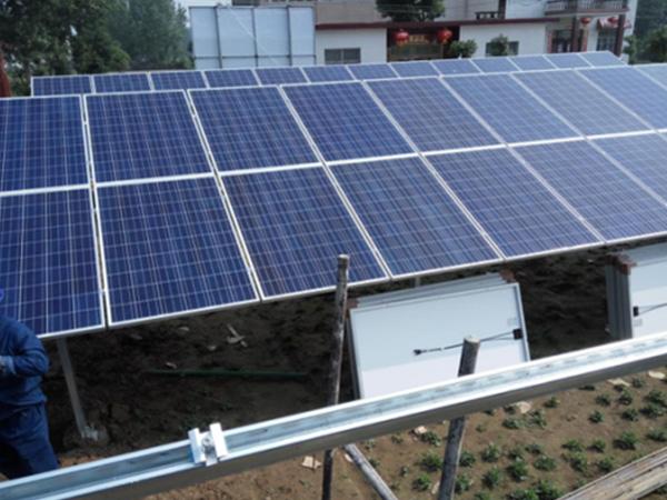 60kw太阳能地面光伏发电系统安装解决方案
